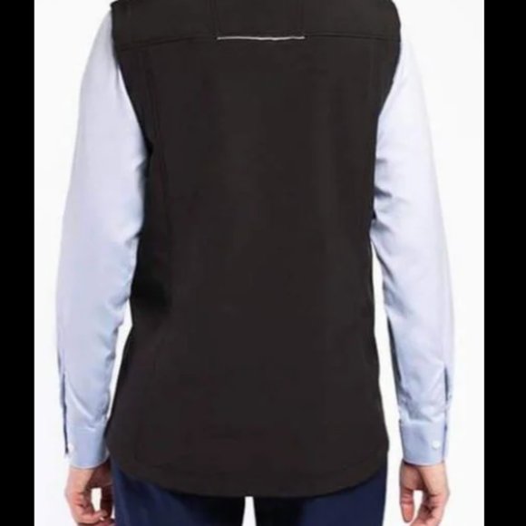 BMW Womens soft shell Vest Black (M). - Picture 3 of 4